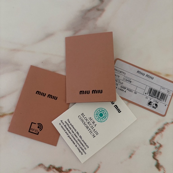 Miu Miu Beau Small Nappa Leather bag Coffee Small - Picture 5 of 14